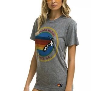 Aviator Nation T-Shirt with Colorful Logo
